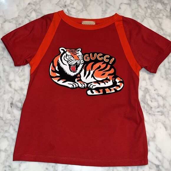 Gucci Other - GUCCI BOYS TIGER TSHIRT 5Y